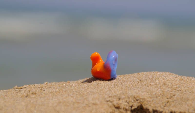 Tapones de agua playa